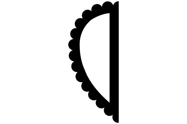 A Simple Icon of a Pizza Slice