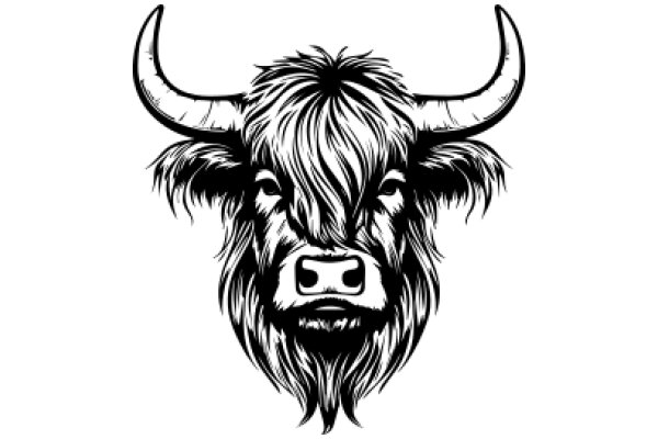 The Majestic Longhorn Bull: A Illustration