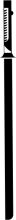 A Simple, Black and White Illustration of a Toothbrush