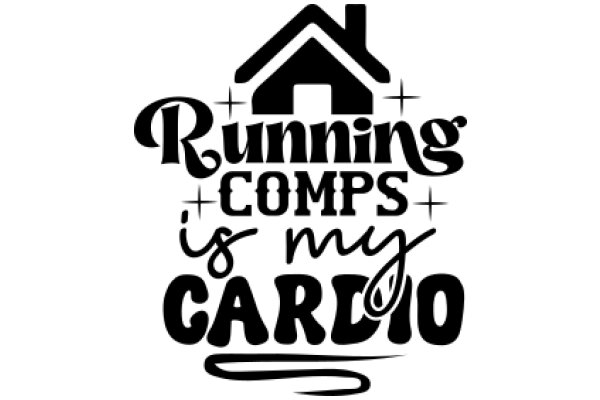 Running Comps is My Cardio: A Fitness Motivation Poster