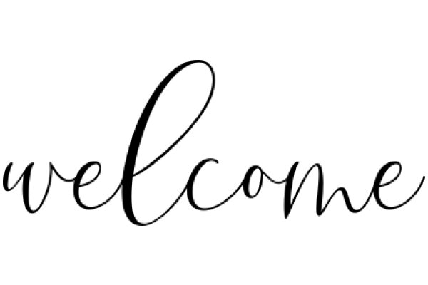 Welcome Sign with a Touch of Elegance