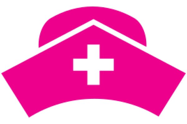 Vibrant Pink Cross Symbol