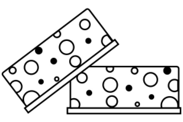 A Simple Illustration of a Pizza Box and a Slice of Pizza