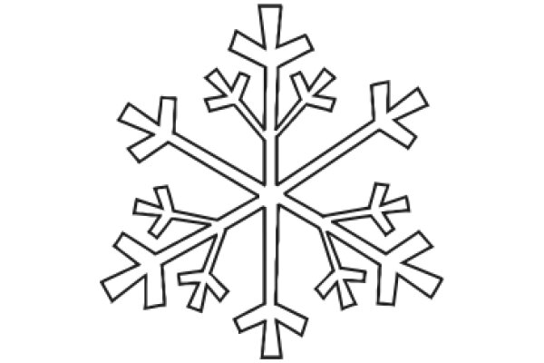 Simplistic Snowflake Design