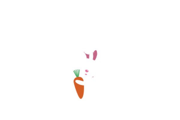 A Whimsical Carrot with a Pink Background