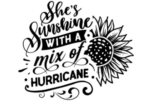 She's Sunshine with a Mix of Hurricane: A Graphic Design