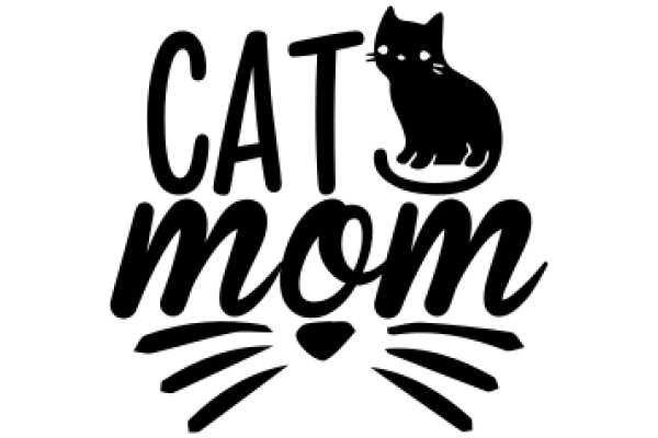 Cute Cat Mom Logo