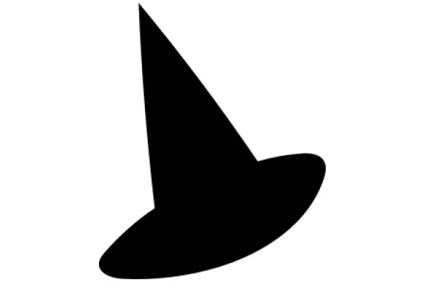 Silhouette of a Witch's Hat