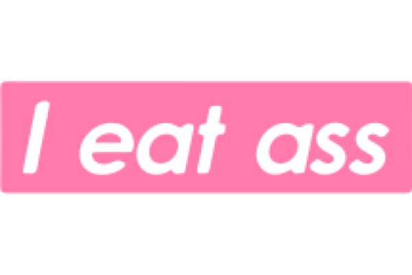 A Simple Pink Text on a White Background