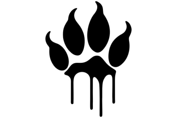 Stylized Paw Print Icon