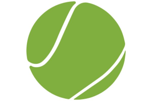 Vibrant Green Tennis Ball Icon