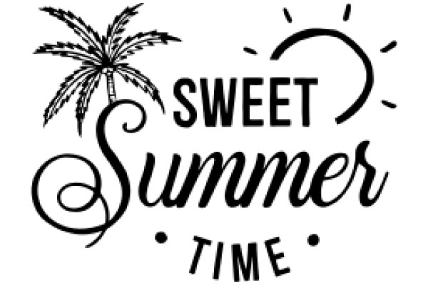 Sweet Summer Time: A Graphic Design Showcasing a Tropical Vacation