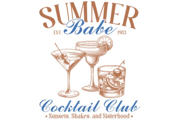 Summer Babe: Cocktail Club - Est. 1983