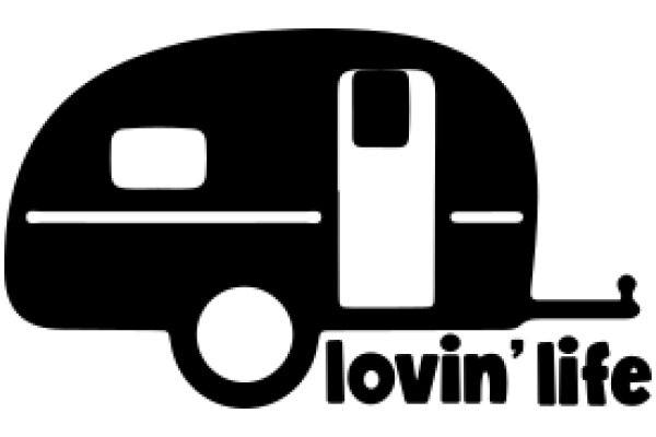 Illustration of a Trailer with the Text 'Lovin' Life' Below It