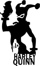 Harley Quinn: A Silhouette of a Legendary Character