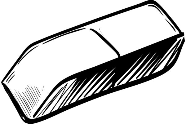 Stylized Illustration of a Rectangular Object with Curved Edges