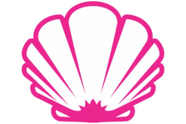 Stylized Pink Seashell Logo