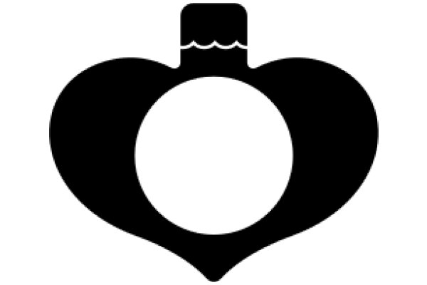 Simplistic Icon of a Heart with a Wave Design