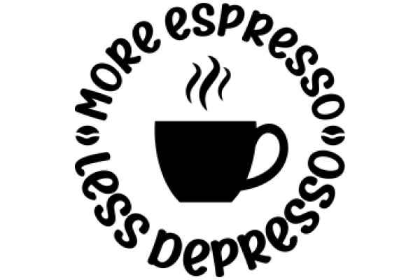 More Espresso, Less Depression: A Symbolic Emblem for Coffee Lovers