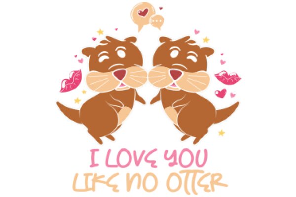 A Playful Valentine's Day Greeting from Two Adorable Beavers