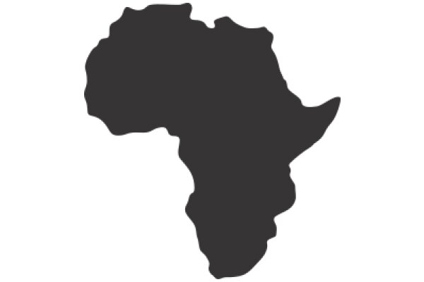 African Continent Silhouette