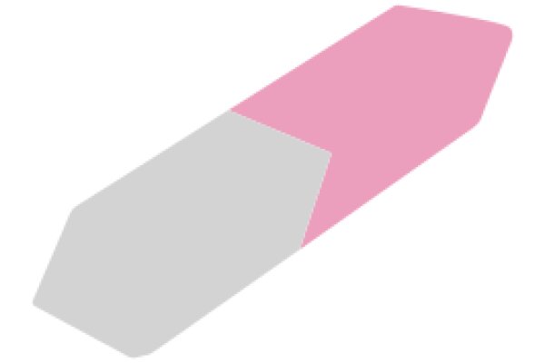 Simplistic Geometric Design: A Pink and Gray Rectangle