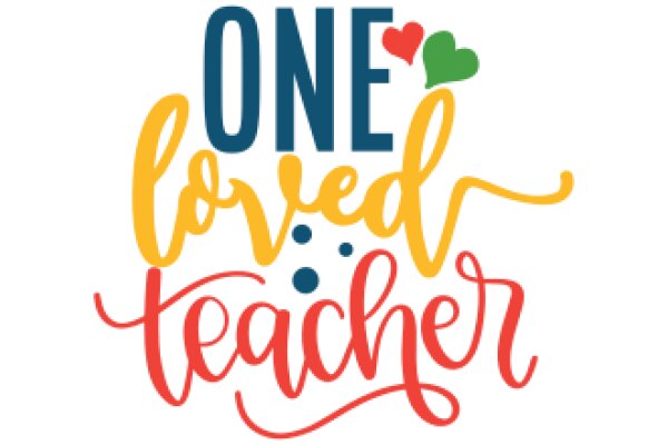 One Loved Teacher: A Symbol of Appreciation and Dedication