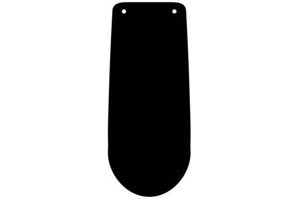 A Solid Black Rectangle with Rounded Corners