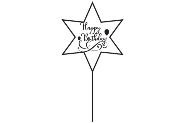 Celebrating a Special Birthday with a Star-Shaped Sign