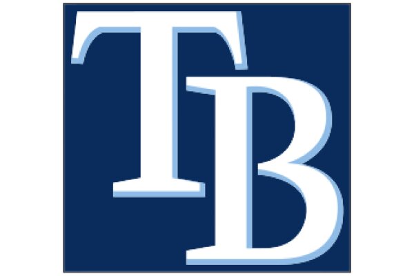 T for Tampa Bay Rays Baseball Team Logo