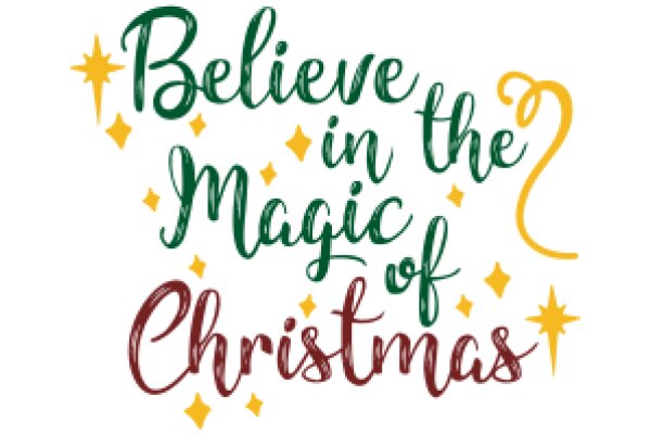 Inspirational Christmas Quote: Believe in the Magic of Christmas