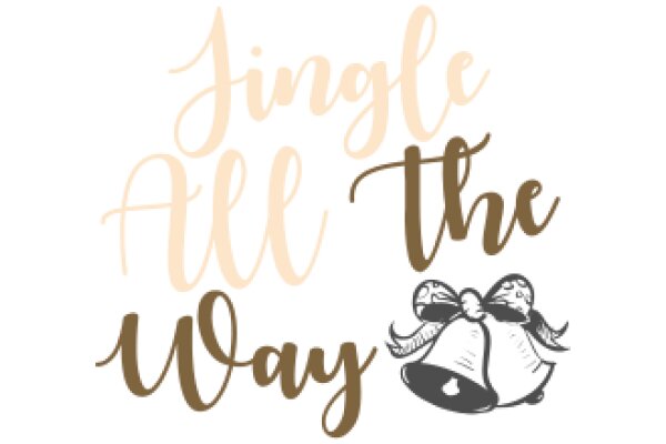 A Festive Greeting: 'Jingle All the Way' with a Whimsical Touch