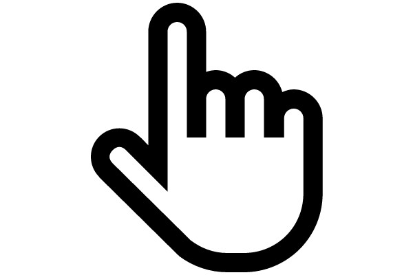 A Simple, Icon of a Pointer Finger