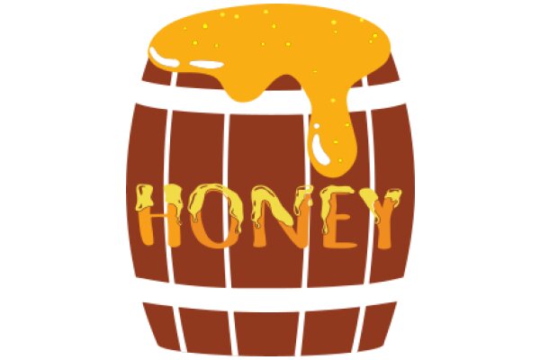 Honey Barrel: A Delightful Illustration of Sweetness