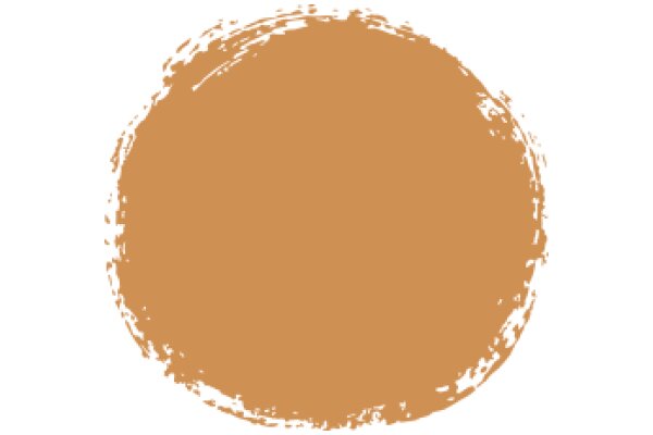 A Solid Circle of Brown Color