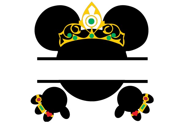 A Playful and Colorful Mickey Mouse Logo