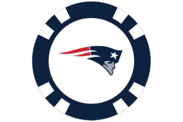 The New England Patriots Logo in a Circle