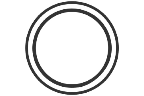 A Solid Circle on a White Background