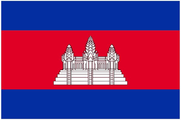 Cultural Icon: The Angkor Wat Temple on a Flag