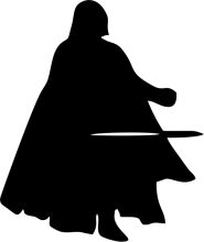 Silhouette of a Jedi Knight