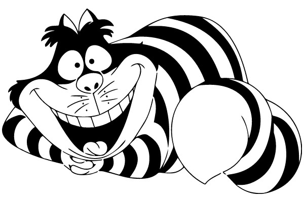 The Mischievous Striped Cat: A Playful Cartoon Character