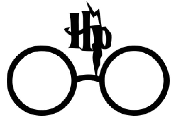 Stylized Hogwarts Logo with Glasses