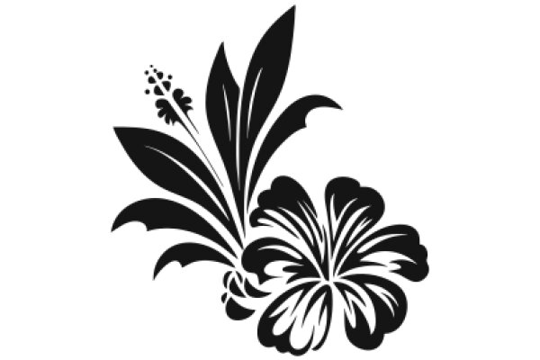 Stylized Floral Design in