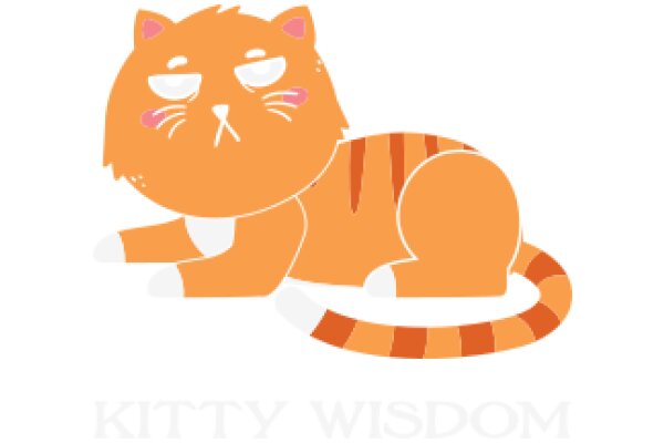 A Whimsical Orange Cat with Wisdom to Share