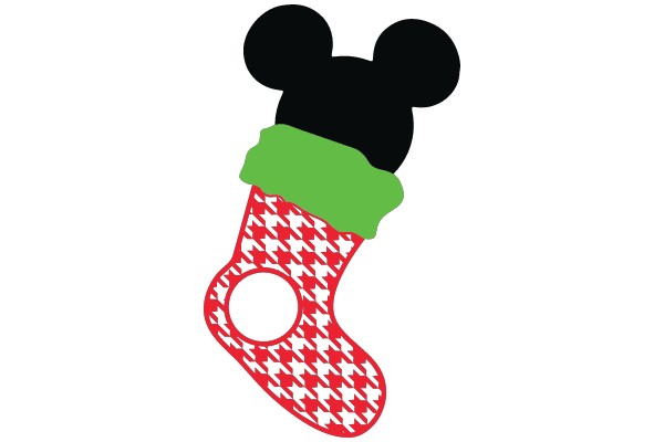 Disney-Inspired Christmas Stocking with Mickey Mouse Ears