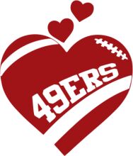 49ers Heart Logo