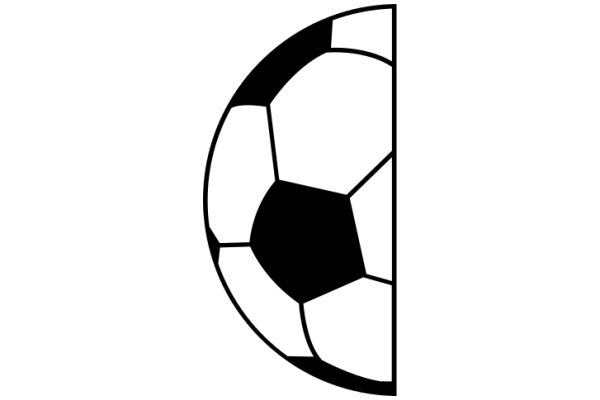 Simplistic Soccer Ball Icon