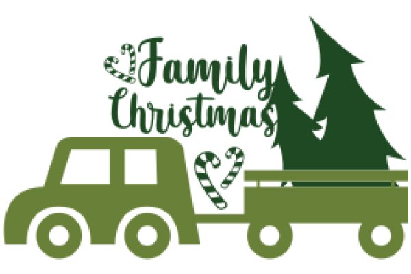 Family Christmas: A Festive Scene with a Truck and a Tree