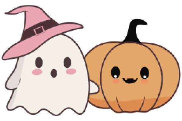 A Magical Halloween Adventure: A Ghost and a Pumpkin