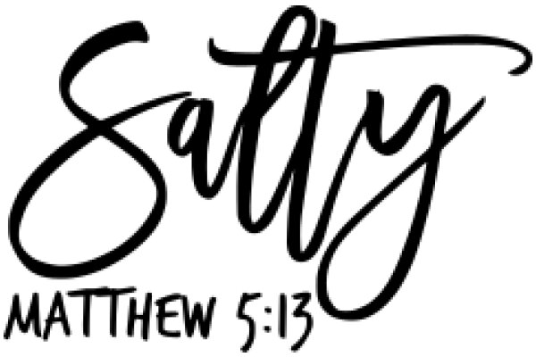 Stylish Sign for Matthew 5:13